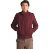 Members Only Heavy Iconic Racer Quilted Lining Jacket In Burgundy
