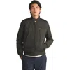 Members Only Heavy Iconic Racer Quilted Lining Jacket In Dark Green