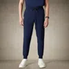 Members Only London Jogger Scrub Pants For Men In Blue