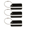 Members Only Luggage Tags, Set Of 3 Durable Metal Travel Tags In Black