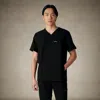 Members Only Manchester 3-pocket Scrub Top For Men In Black