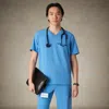 Members Only Manchester 3-pocket Scrub Top For Men In Blue
