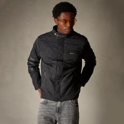 Members Only Men's Belmont Quilted Jacket In Black