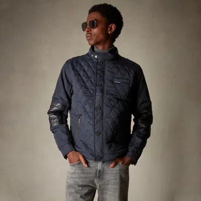 Members Only Men's Belmont Quilted Jacket In Blue