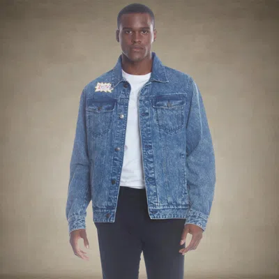 Members Only Men's Chucky Placement Nickelodeon Denim Jacket In Multi
