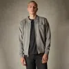 Members Only Iconic Racer Sweater In Grey