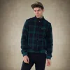 Members Only Wool Iconic Racer Jacket In Green