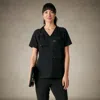 Members Only Palermo 4-pocket Scrub Top For Women In Black