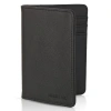 Members Only Passport Holder, Bifold Wallet With Secure Card Slots In Black