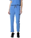Members Only Reus Open Bottom Scrub Pants In Ceil Blue