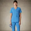 Members Only Bari 1-pocket V-neck Scrub Top For Women In Multi
