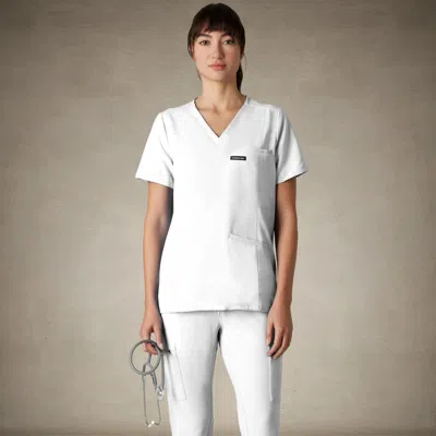 MEMBERS ONLY SIENA 5-POCKET SCRUB TOP