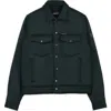 Members Only Soft Shell Shirt Jacket In Blue