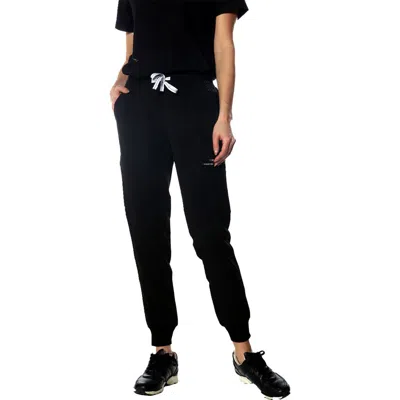 Members Only Valencia Jogger Scrub Pants For Tall Women In Black