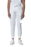 Members Only Valencia Jogger Scrub Pants In White