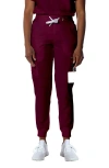 Members Only Valencia Jogger Scrub Pants In Wine