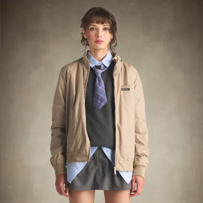 Members Only Women's Classic Iconic Racer Jacket (slim Fit) In Brown