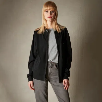 Members Only Women's Oversized Iconic Racer Sweater In Black