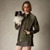 Members Only Women's Satin Bomber Jacket In Green