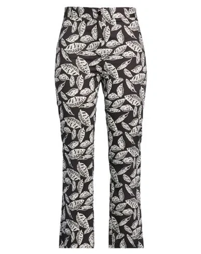 Même By Giab's Woman Pants Charcoal Size 10 Cotton, Elastane In Black