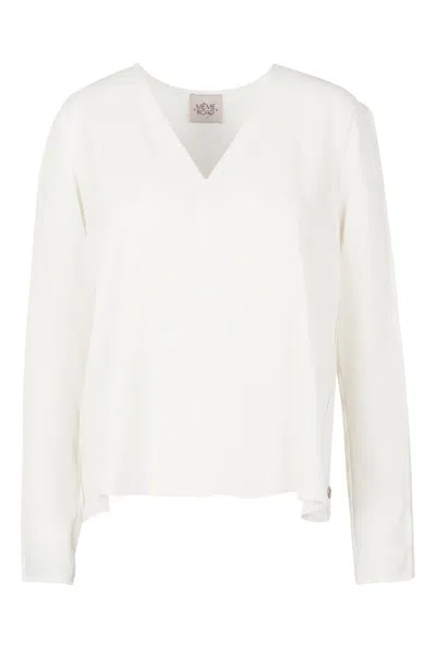 Même Road Meme Road - Blusa - 460019 - Burro In White