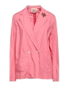 Même Road Woman Blazer Pink Size 6 Cotton