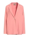 Même Road Woman Blazer Pink Size 8 Polyester, Elastane In Pink
