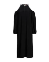 Même Road Woman Maxi Dress Black Size 2 Acetate, Silk In Black