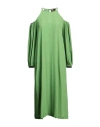 Même Road Woman Maxi Dress Light Green Size 2 Acetate, Silk