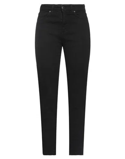 Même Road Woman Pants Black Size 30 Cotton, Elastane