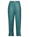 Même Road Woman Pants Emerald Green Size 6 Polyester In Green
