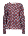 Même Road Woman Top Dark Brown Size 6 Viscose In Brown