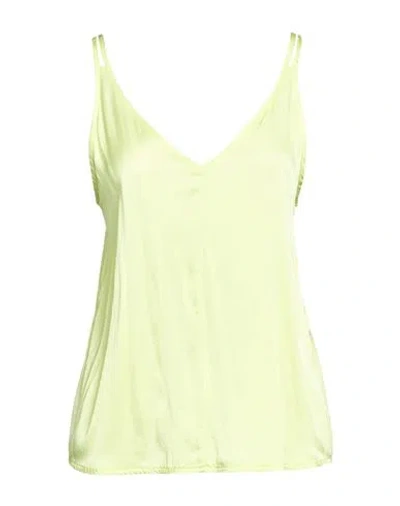 Même Road Woman Top Lime Green Size 8 Viscose