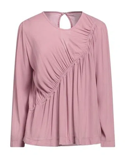 Même Road Woman Top Mauve Size 8 Viscose, Rayon In Pink