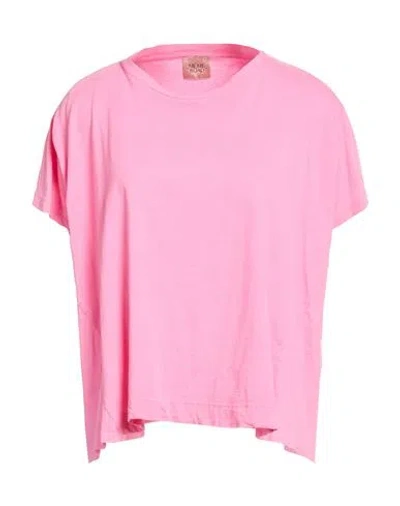 Même Road Woman T-shirt Pink Size 6 Cotton