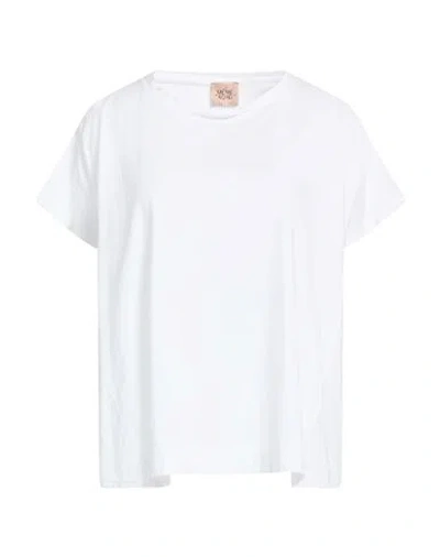 Même Road Woman T-shirt White Size 4 Cotton
