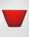 Memento 10 Oz. Small Serving Bowls, Set Of 4 In Red