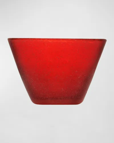 Memento 10 Oz. Small Serving Bowls, Set Of 4 In Red