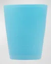 Memento 10 Oz. Tumbler Glasses, Set Of 6 In Cyan