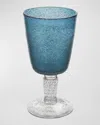 Memento 10 Oz. Wine Goblets, Set Of 6 In Deep Blue