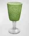Memento 10 Oz. Wine Goblets, Set Of 6 In Lime
