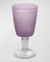 Memento 10 Oz. Wine Goblets, Set Of 6 In Mauve