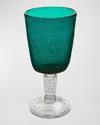 Memento 10 Oz. Wine Goblets, Set Of 6 In Petrol