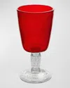 Memento 10 Oz. Wine Goblets, Set Of 6 In Red