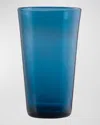 Memento 14 Oz. Highball Glasses, Set Of 6 In Deep Blue