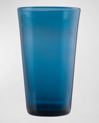 Memento 14 Oz. Highball Glasses, Set Of 6 In Blue