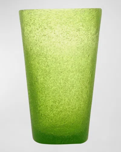 Memento 14 Oz. Highball Glasses, Set Of 6 In Lime