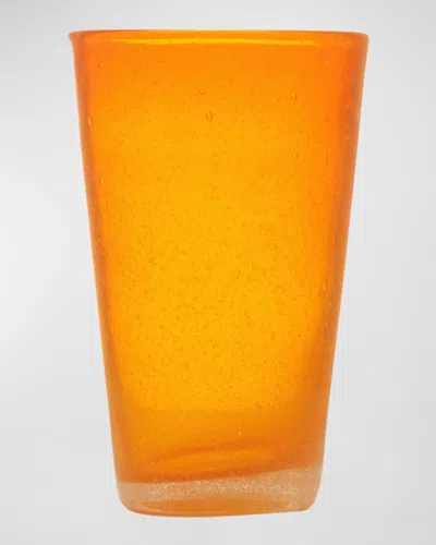 Memento 14 Oz. Highball Glasses, Set Of 6 In Mandarin