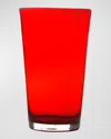 Memento 14 Oz. Highball Glasses, Set Of 6 In Red