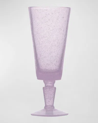 Memento 6.75 Oz. Champagne Flutes, Set Of 6 In Mauve